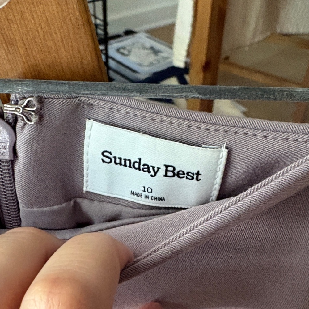 Aritzia Sunday Best Lilac Mini Skirt - Picture 2 of 5
